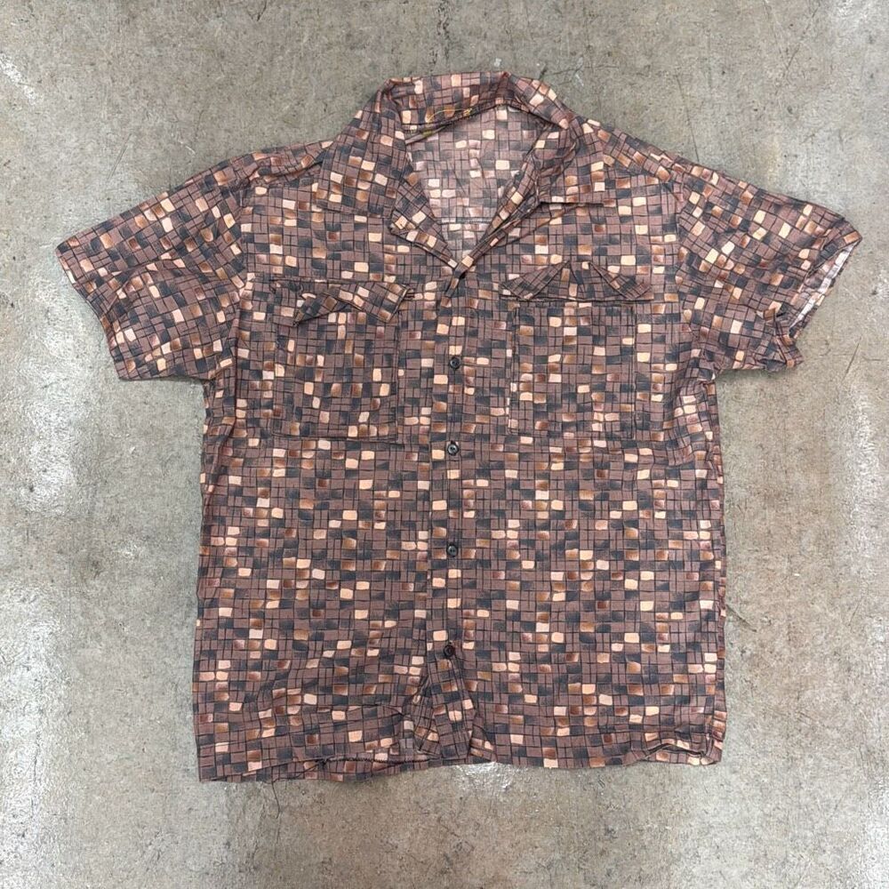 Vintage Short Sleeve Button Down Shirt